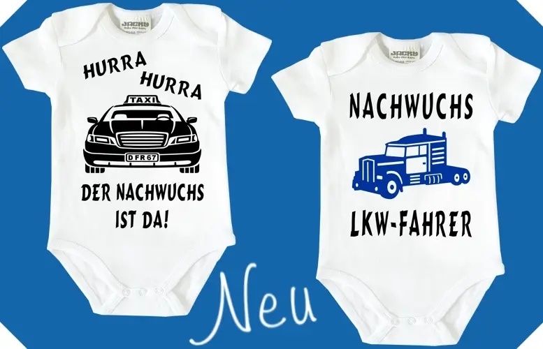 Baby Body Nachwuchs Busfahrer und Straßenbahnfahrer