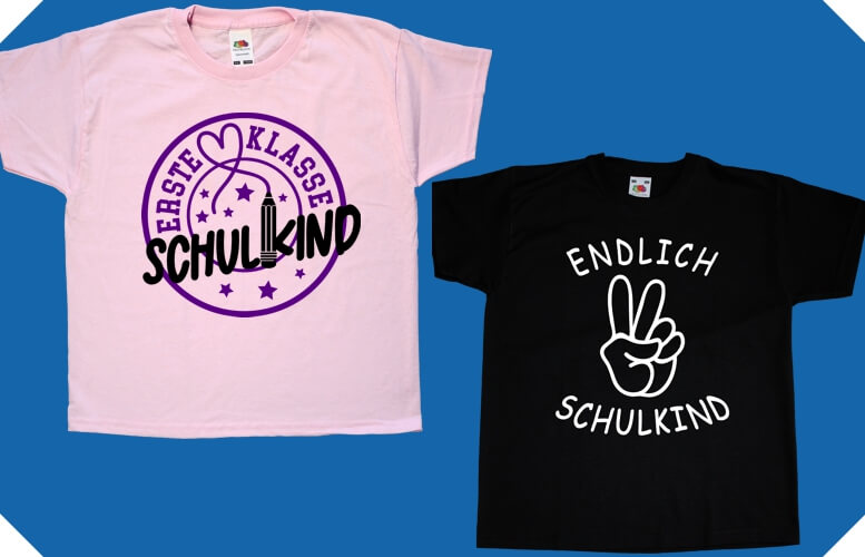 Kinder T-Shirt Einschulung