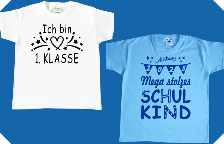 Kinder T-Shirt Einschulung