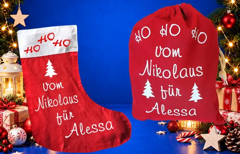 Nikolausstiefel - Weihnachtsstrumpf