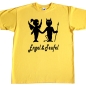 Preview: Kinder T-Shirt Engel und Teufel