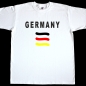 Preview: Herren T-Shirt - Germany - Deutschland - Streifen