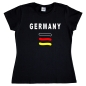 Preview: Fun Damen T-Shirt - Deutschland - Germany