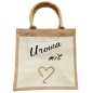 Preview: Jute Erwachsenen Tasche - Liebesbeweis mit Herz