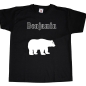 Preview: Kinder T-Shirt bedruckt mit Braunbär