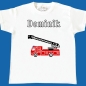 Preview: Kinder T-Shirt Feuerwehrauto