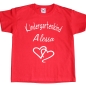 Preview: Kinder T-Shirt Kita mit Herzen