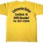 Preview: T-Shirt mit Werbedruck - Lieferservice Lieferdienst