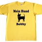 Preview: Kinder T-Shirt Hund - mit Wunschname