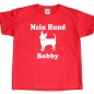 Preview: Kinder T-Shirt mit Hundenamen