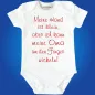 Preview: Baby‑Body „Ich wickel Mama um den Finger“ humorvolles Design