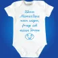 Preview: Baby‑Body „Wenn Mama & Papa nein sagen, frage ich Onkel“