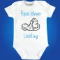 Preview: Baby-Body mit Aufdruck Tantes kleiner Liebling