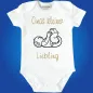 Preview: Baby-Body mit Aufdruck Opas kleiner Liebling