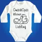 Preview: Baby-Body mit Aufdruck Omas und Opas kleiner Liebling