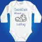 Preview: Baby-Body mit Aufdruck Omas und Opas kleiner Liebling
