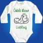 Preview: Baby-Body mit Aufdruck Onkels kleiner Liebling