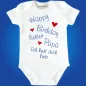Preview: Babybody „Happy Birthday lieber Papa – Ich hab dich lieb“