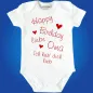 Preview: Babybody „Happy Birthday lieber Onkel“ in mehreren Farben