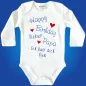 Preview: Baby-Body „Happy Birthday lieber Papa – Ich hab dich lieb“