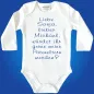 Preview: Baby-Body Patenonkel Frage mit Wunschname