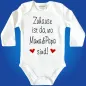 Preview: Baby-Body mit Aufdruck Familie - Personalisierbar