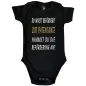 Preview: Babybody Taufpaten Frage humorvoll