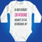Preview: Baby-Body Taufpaten Frage humorvoll