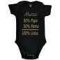 Preview: Babybody personalisiert mit Name und Liebes‑Design