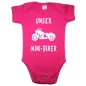 Preview: Baby‑Body mit Motorrad und personalisierbarem Spruch