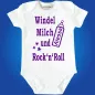 Preview: Baby‑Body „Rock’n’Roll Baby“ mit Wunschname