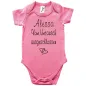 Preview: Babybody personalisiert mit Name und Herzmotiv