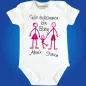 Preview: Babybody „Wir bekommen ein Baby“ mit Personalisierung
