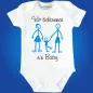 Preview: Babybody „Wir bekommen ein Baby“ mit Personalisierung