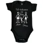 Preview: Babybody mit liebevollem Baby‑Ankündigungs‑Text