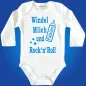 Preview: Babybody mit humorvollem Rock’n’Roll Design