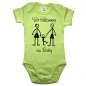 Preview: Baby‑Body mit personalisierbarem Schwangerschafts‑Spruch