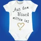 Preview: Babybody zur Geburt mit Herz