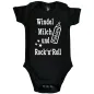 Preview: Babybody mit humorvollem Rock’n’Roll Design