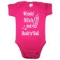 Preview: Lustiger Baby‑Body mit Rock’n’Roll Text