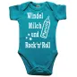 Preview: Babybody mit Aufdruck Rock and Roll