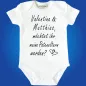 Preview: Babybody personalisiert für Patenonkel