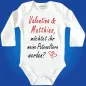Preview: Babybody mit Aufdruck Pateneltern