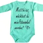 Preview: Baby bodysuit with godfather print