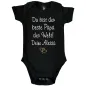 Preview: Baby‑Body mit Spruch „Du bist die beste Mama der Welt“