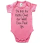 Preview: Babybody „Beste Oma der Welt“ personalisiert