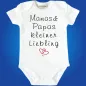 Preview: Baby‑Body „Papas kleiner Liebling“ mit Doppelherz