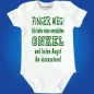 Preview: Babybody mit humorvollem Familien‑Spruch