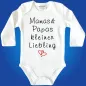 Preview: Babybody „Omas kleiner Liebling“ mit zwei Herzen