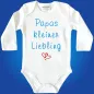 Preview: Baby‑Body „Onkels kleiner Liebling“ mit zwei Herzen